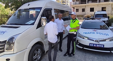 Trafiğe çıkan okul servisleri denetlendi
