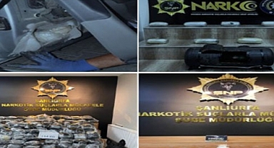 Urfa'da dev uyuşturucu operasyonu!