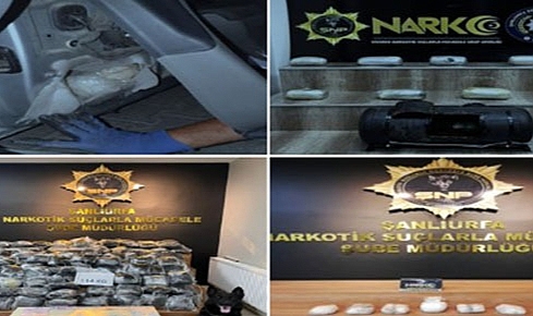 Urfa'da dev uyuşturucu operasyonu!
