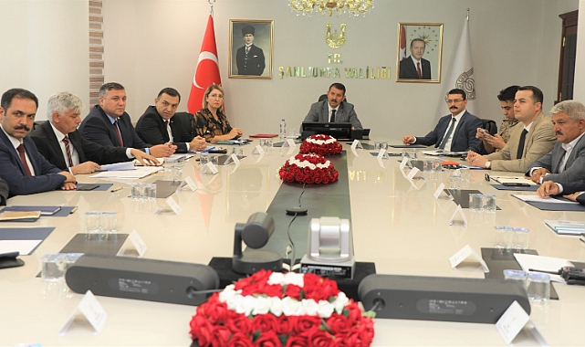 Urfa’da eğitim öğretim yılı okul güvenliği toplantısı gerçekleştirildi