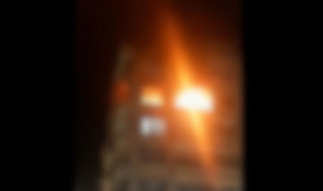 Urfa'da gece saatlerinde yangın!