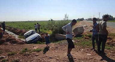 Urfa'da trafik kazası! Sürücü yaralandı 