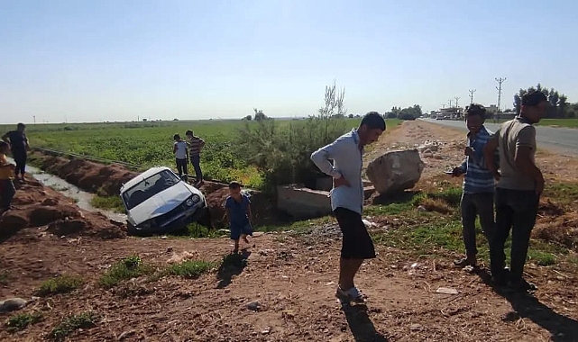 Urfa'da trafik kazası! Sürücü yaralandı