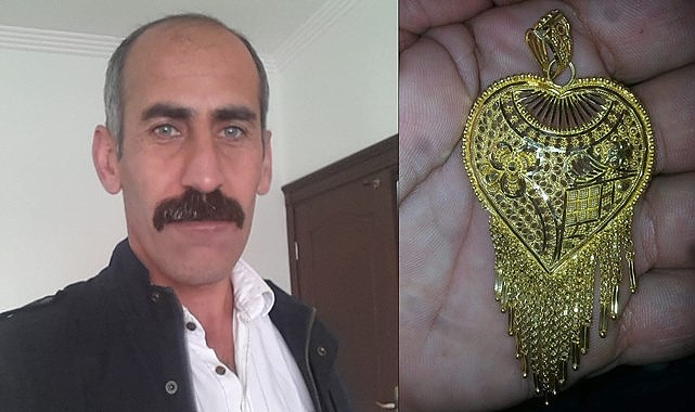 Yerde bulduğu altını sahibine ulaştırdı