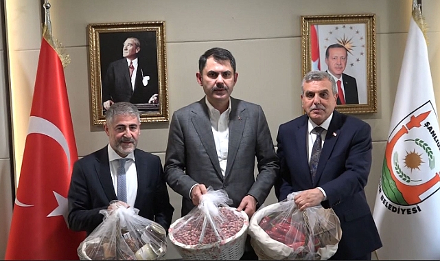 Bakan Kurum ve Nebati'den büyükşehire ziyaret