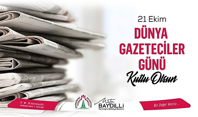 Başkan Baydilli'den Dünya Gazeteciler Günü mesajı
