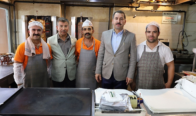 Başkan Baydilli ve vekil Cevheri esnafı ziyaret etti