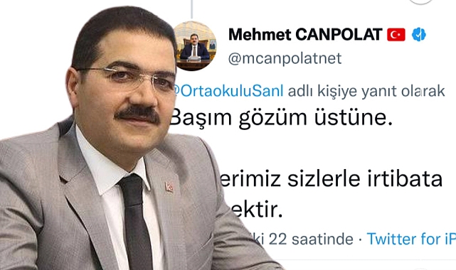 Başkan Canpolat, okulun talebini geri çevirmedi