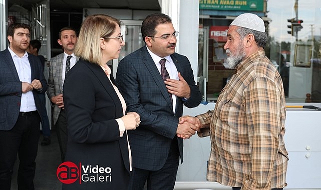 Başkan Canpolat ve Kaymakam Çetin sanayi esnafıyla bir araya geldi