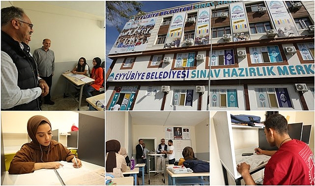 Başkan Kuş'tan sınav hazırlık merkezine ziyaret