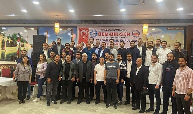 Bem Bir Sen Şanlıurfa Şubesi'nde Başkan Bayık oldu