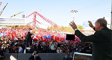 Cumhurbaşkanı Recep Tayyip Erdoğan, Diyarbakır'da