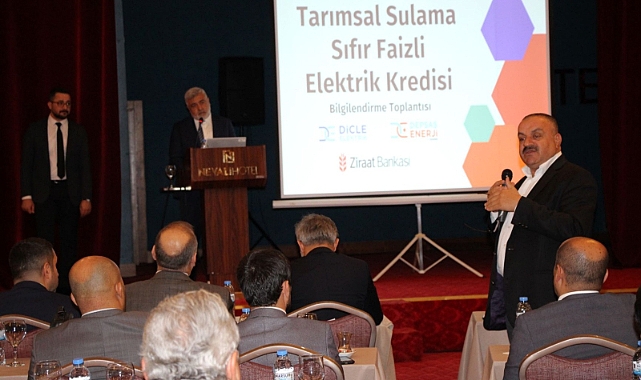 Dicle Elektrik, Şanlıurfa’da sıfır faizli tarımsal elektrik kredisini anlattı