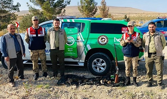 DKMP ve Jandarma ekipleri kaçak avcıyı suç üstü avladı