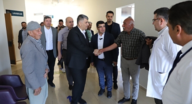 Gülüm Bozova’daki sağlık tesislerini ziyaret etti