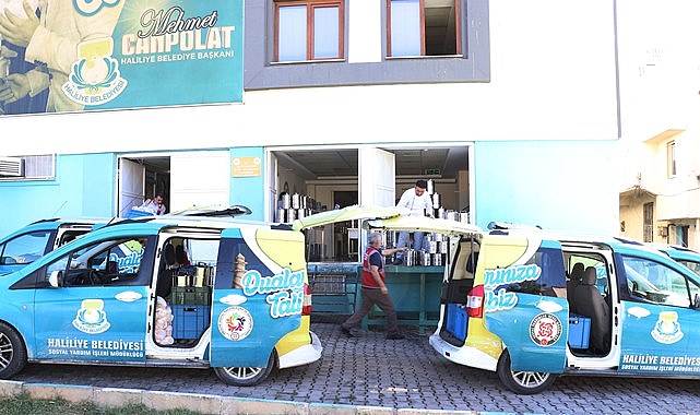 Haliliye’de 712 haneye günlük sıcak yemek ulaştırılıyor