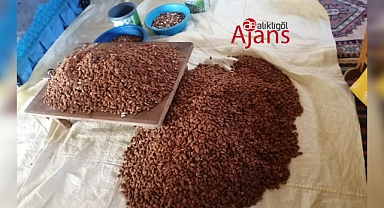 Hilvan'da evde çalışarak para kazanıyorlar