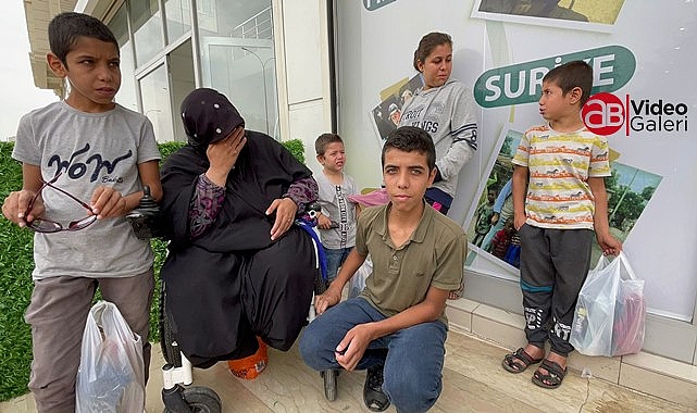 İki ayağı olmayan anne 6 çocuğuyla yaşam mücadelesi veriyor