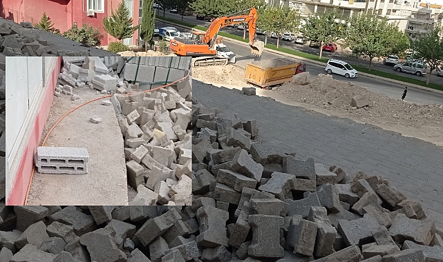 Karaköprü'de yanlış kazı mahalleyi internetsiz bıraktı