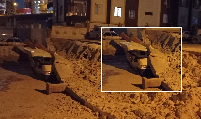 Karaköprü'deki göçükte tehlike hala devam ediyor