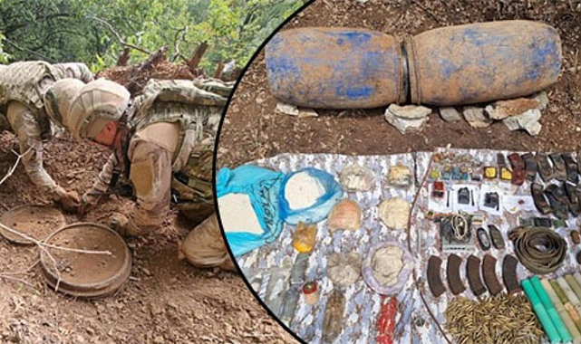 Örgüte ait cephane bulundu!