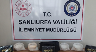 Şanlıurfa'da durdurulan araçta uyuşturucu ele geçirildi