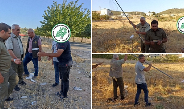 Şanlıurfa'da kaçak avcıya idari işlem yapıldı