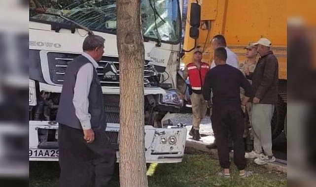 Siverek'te kontrolden çıkan tır faciaya neden oluyordu!