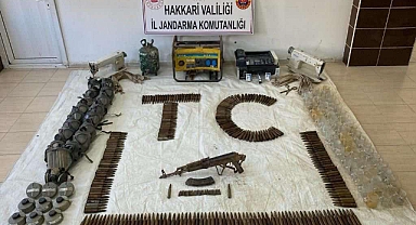 Terör operasyonu! Çok sayıda patlayıcı ve mühimmat ele geçirildi