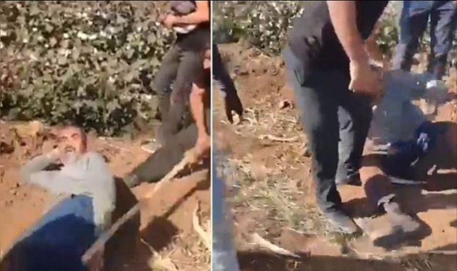 Urfa'da vahşet! Tarlada sopayla el ve ayaklarını kırdılar