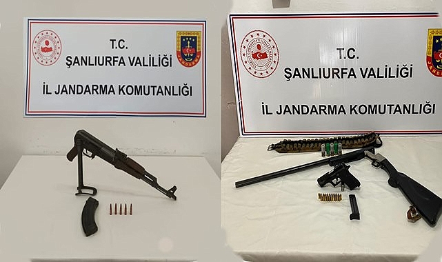 Urfa'nın iki ilçesinde silah operasyonu!