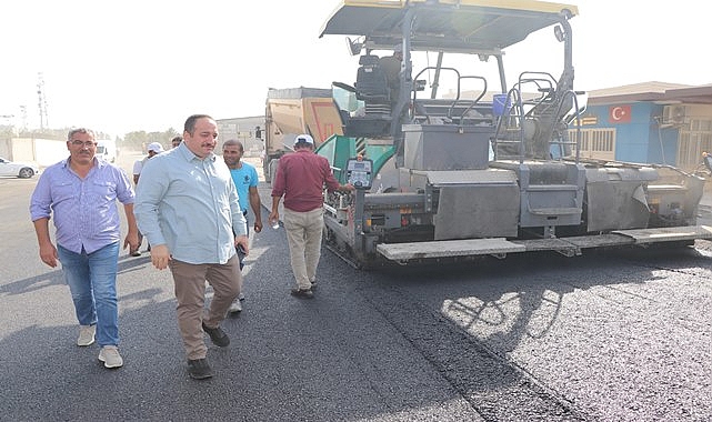 Viranşehir’de asfalt çalışmaları devam ediyor