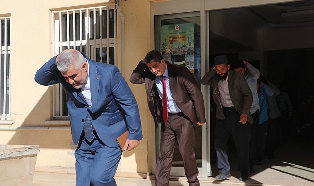 16 bin 434 öğrencinin katılımıyla tatbikat gerçekleştirildi