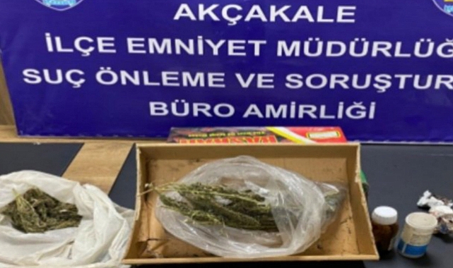 Akçakale'de uyuşturucu operasyonu! 1 gözaltı