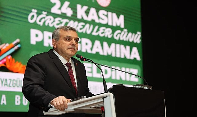 Başkan Beyazgül 'Öğretmenler eğitim ve öğretimin mimarlarıdır'