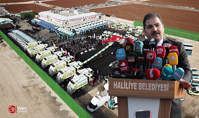 Başkan Canpolat’tan köklü yatırım! Haliliye’ye 183 araç kazandırıldı