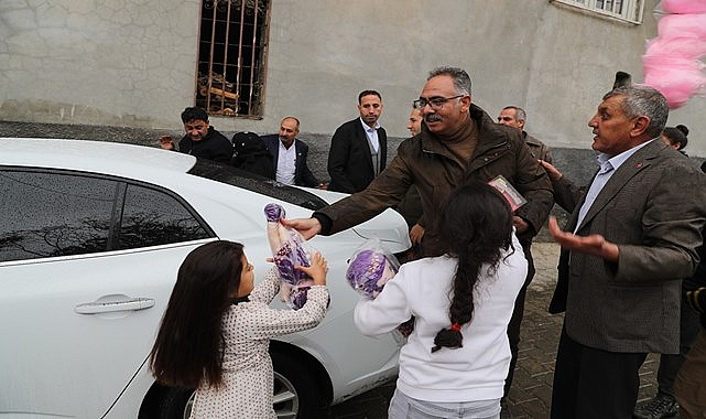 Başkan Kuş, ailelere el uzatmaya devam ediyor