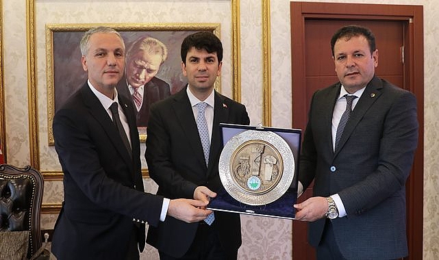 Başkan Yetim'den Kaymakam Uzun'a ziyaret