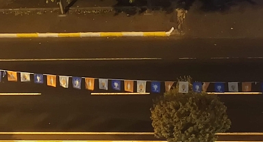 Erdoğan'ın Şanlıurfa'ya ziyareti öncesi kentte bayrak çalışması yapıldı