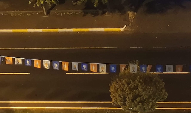 Erdoğan'ın Şanlıurfa'ya ziyareti öncesi kentte bayrak çalışması yapıldı