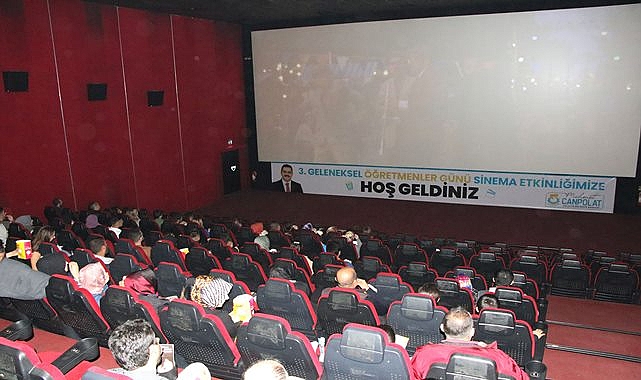 Haliliye Belediyesi'nden öğretmenlere sinema etkinliği