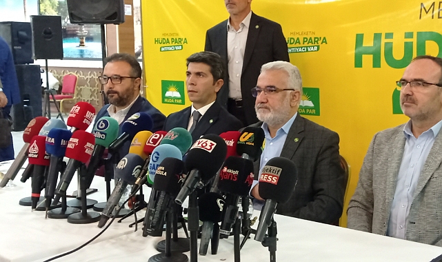 Hüda Par Genel Başkanı Urfa'da konuşuyor