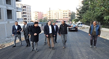 Karaköprü'de ilk asfalt serimi gerçekleştirildi 