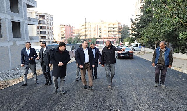 Karaköprü'de ilk asfalt serimi gerçekleştirildi 