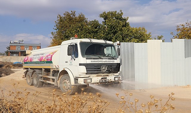 Karaköprü kırsalında üstyapı çalışmaları devam ediyor