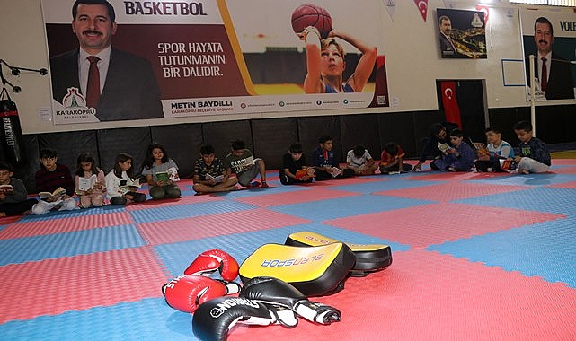 Önce kitap okuyor sonra anterman yapıyorlar