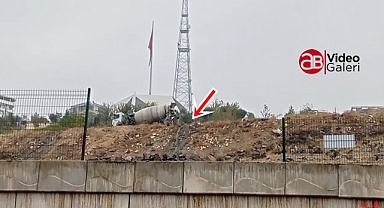 Şanlıurfa’da beton mikserleri çevreye zarar veriyor