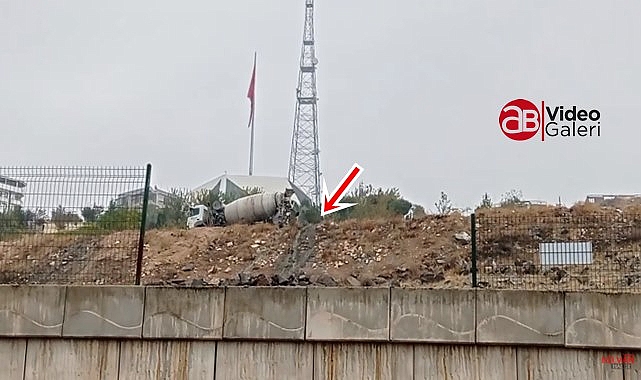 Şanlıurfa’da beton mikserleri çevreye zarar veriyor