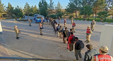 Şanlıurfa'da çok sayıda kaçak göçmen yakalandı