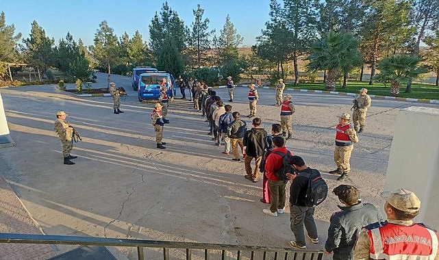 Şanlıurfa'da çok sayıda kaçak göçmen yakalandı